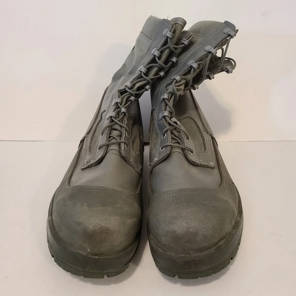 Mens BELLEVILLE 630 ST USAF Boots 13 R, Steel‎ Toe Vibram Sole Warm Weather